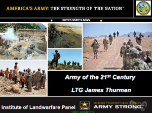 Institute of Landwarfare: Army of the 21st Century | Public Intelligence