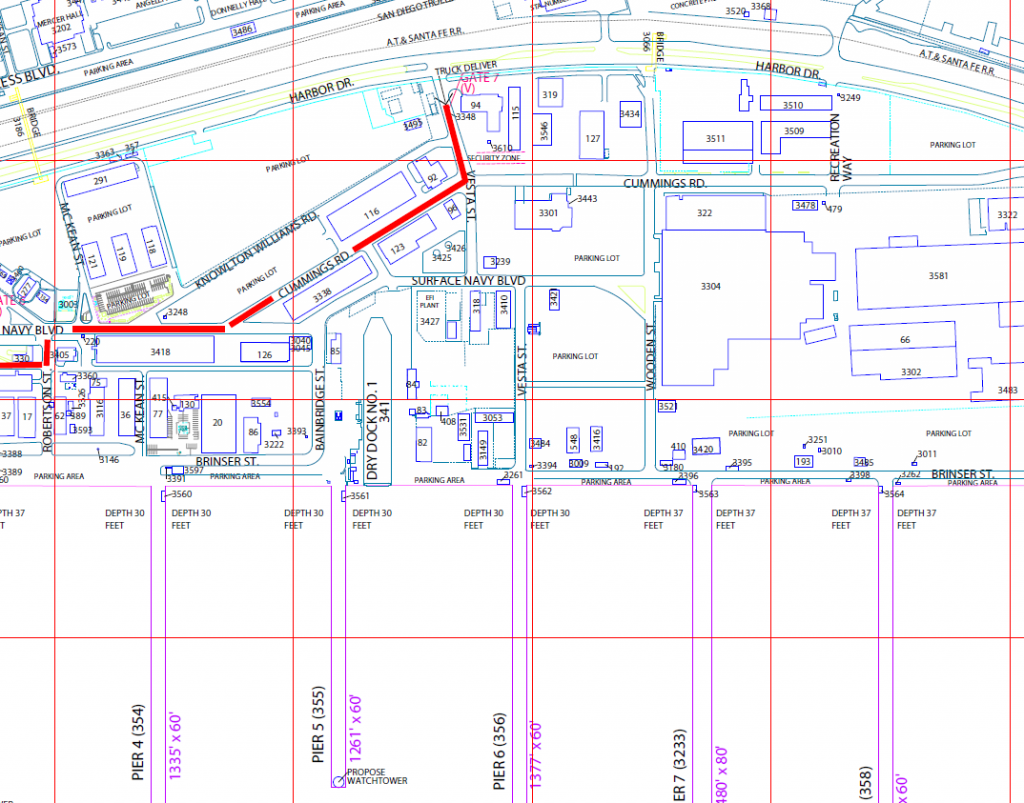 Naval Base San Diego Detailed Map | Public Intelligence