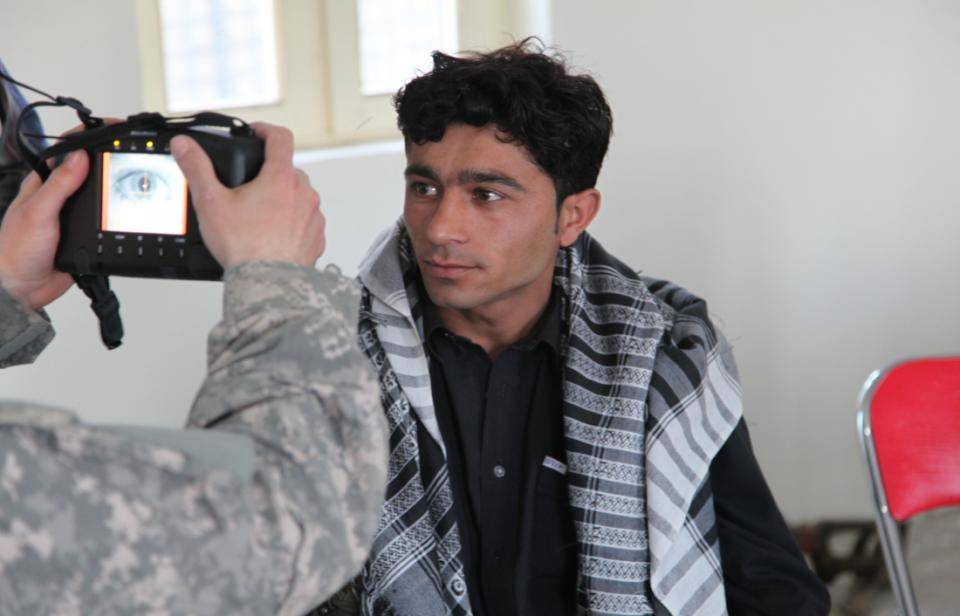 hiide system afghanistan biometrics