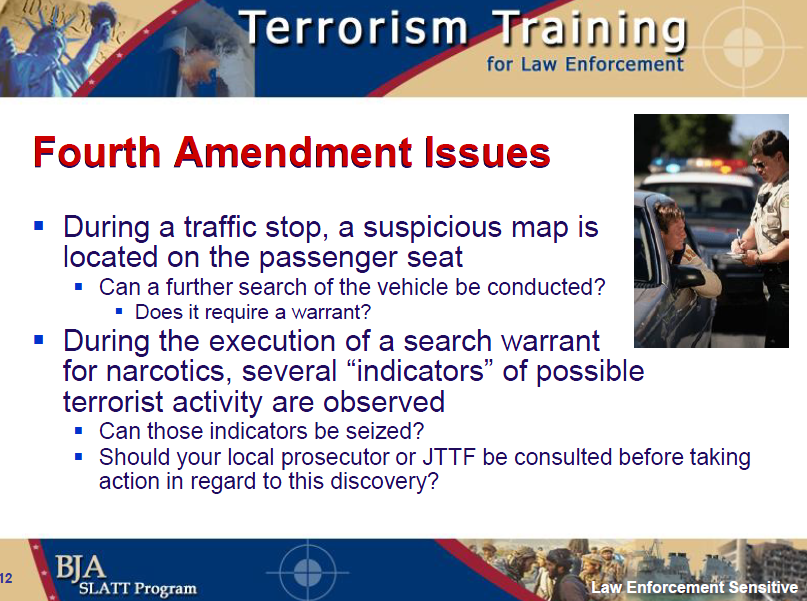 (U//LES) State and Local Anti-Terrorism Training (SLATT) Program ...