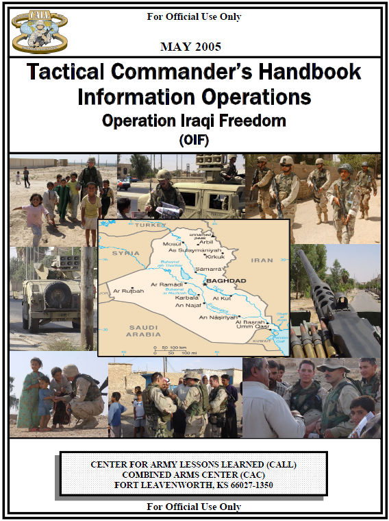 (u  Fouo) U.s. Army Operation Iraqi Freedom Information Operations 