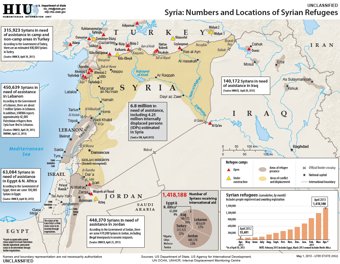 Al Zaatari Syrian Refugee Camp Expansion Satellite Photos Public