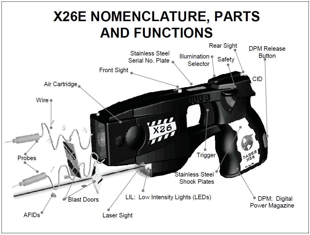 Taser x26 схема