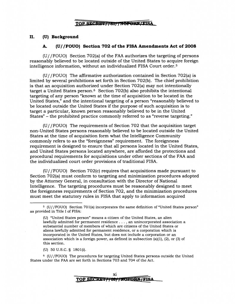 DoJ Inspector General Report On FBI Surveillance Under FISA Section 702 ...