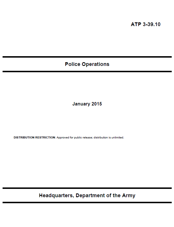 Police Operations Form U.S. Army Police Operations Publication | Public Intelligence